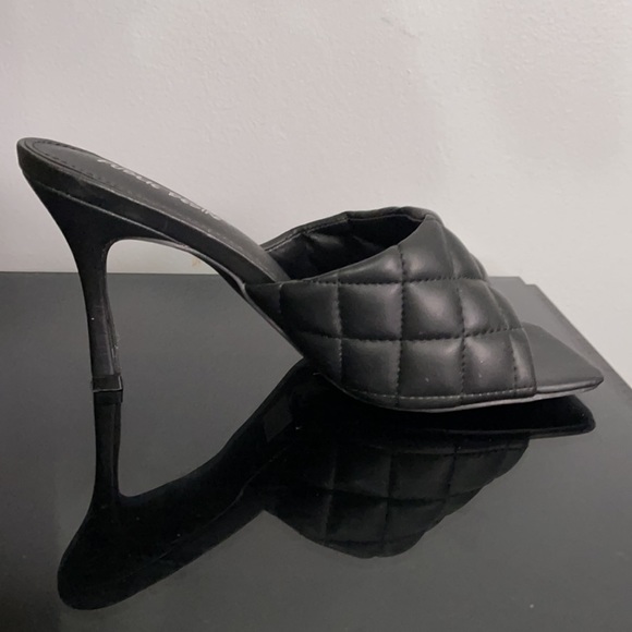 Public Desire Black Mules - Picture 2 of 3